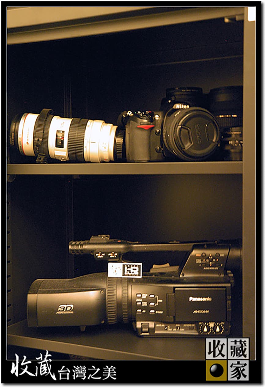 收藏家MH450電子防潮櫃搭配影像裝備