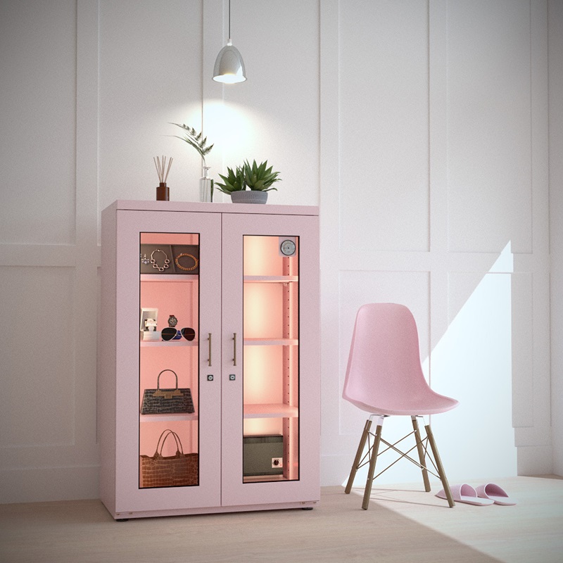 Customized dry cabinet pink sim800x800