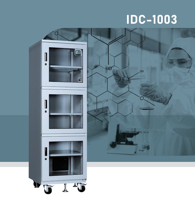 收藏家 IDC-1003 工業用防靜電，超低濕乾燥箱乾燥櫃，可取代耗能烘箱
