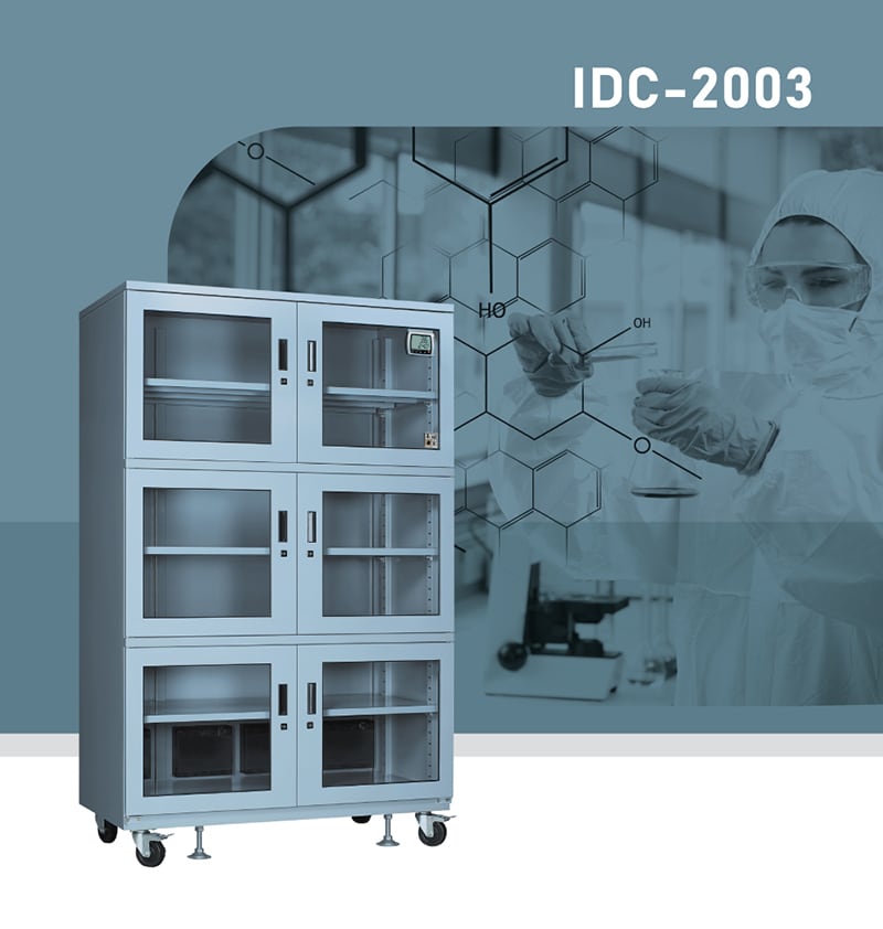 收藏家 IDC-2003 工業用防靜電，超低濕乾燥箱乾燥櫃，可取代耗能烘箱