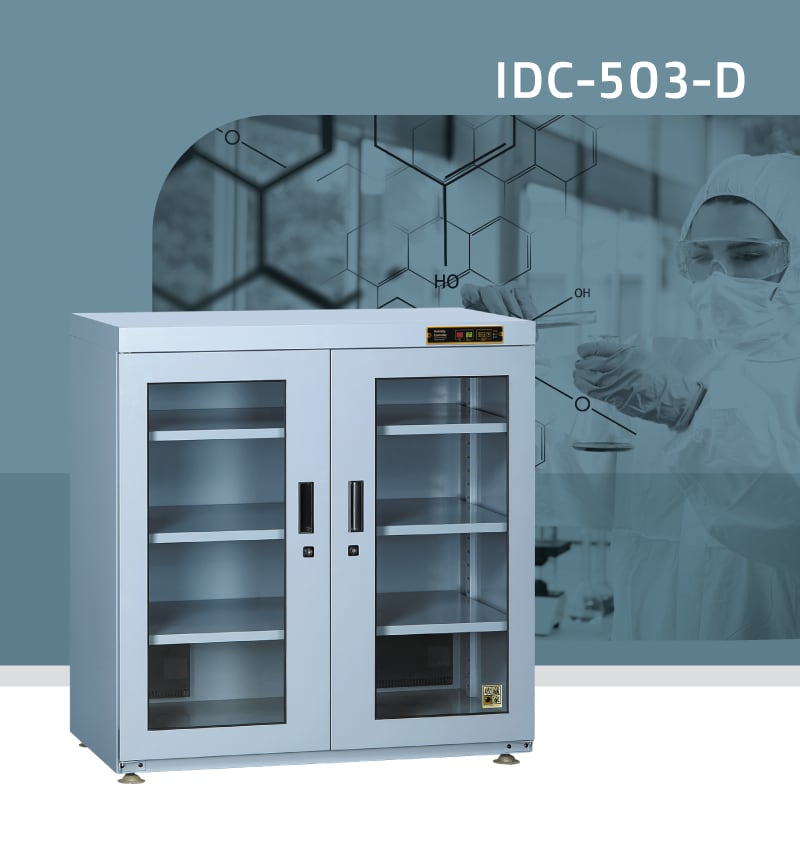 收藏家 IDC-503-D 工業用防靜電，超低濕乾燥箱乾燥櫃，可取代耗能烘箱