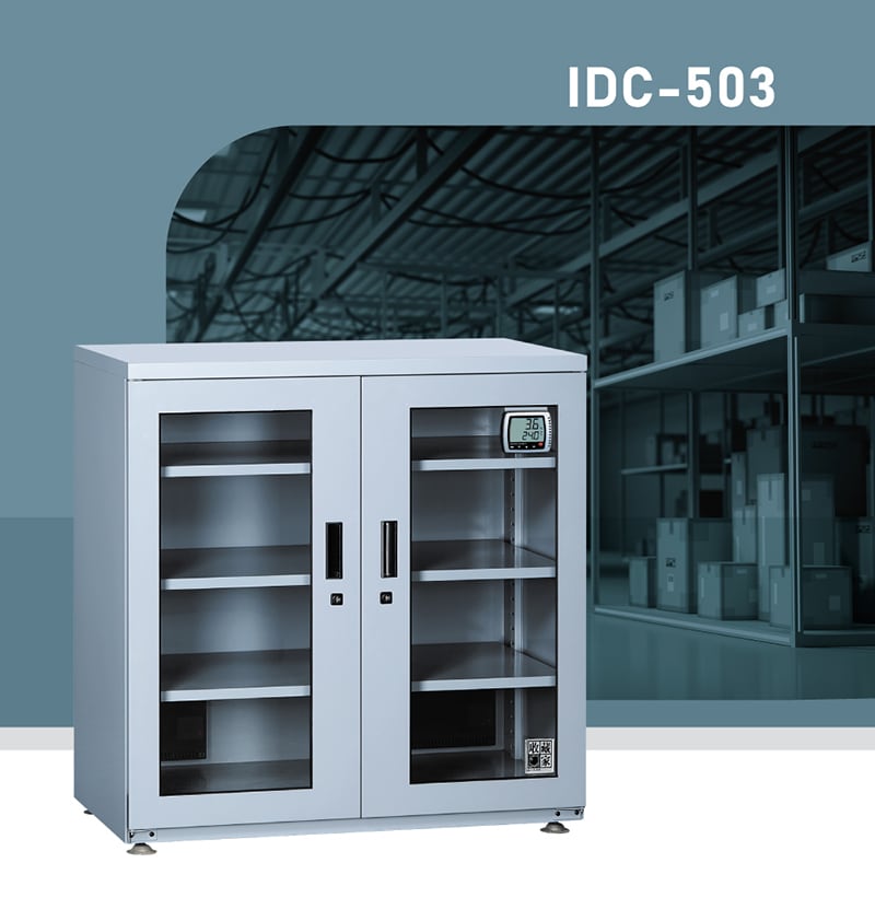 收藏家 IDC-503 工業用防靜電，超低濕乾燥箱乾燥櫃，可取代耗能烘箱