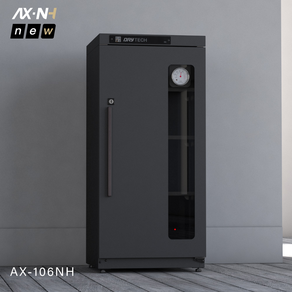 AX-106NH_新全功能電子防潮櫃，保護各種珍貴收藏、儀器物料免受潮害、發霉、氧化、變質