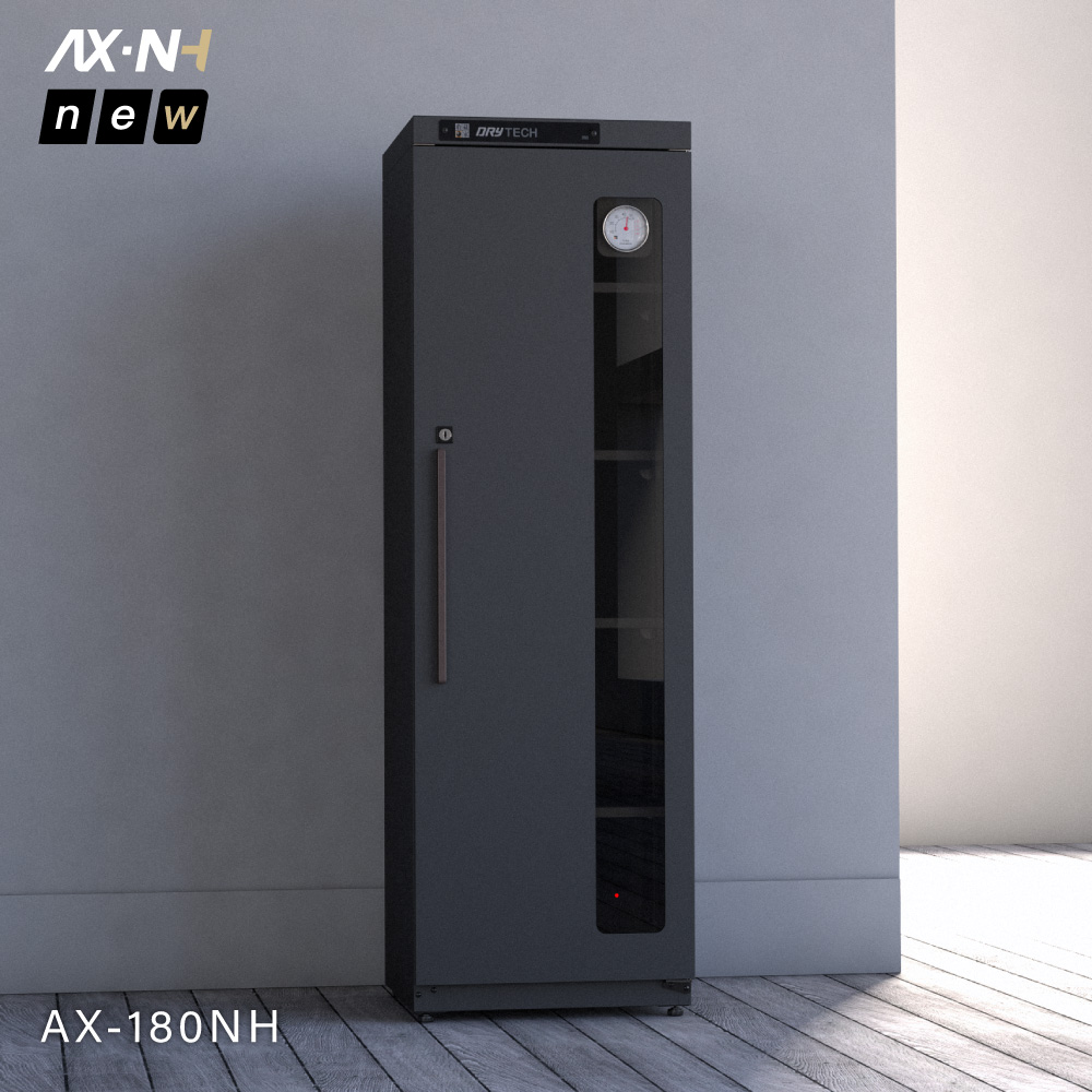 AX-180NH_全功能電子防潮櫃，保護各種珍貴收藏、儀器物料免受潮害、發霉、氧化、變質